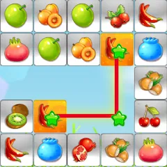 Взлом Link fruits - fruit match pair  [МОД Mega Pack] - последняя версия apk на Андроид