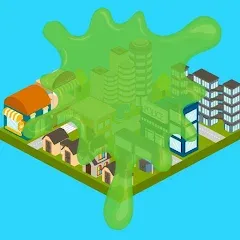 Скачать взломанную Bloated Slime (Блоуэтед Слайм)  [МОД Mega Pack] - полная версия apk на Андроид