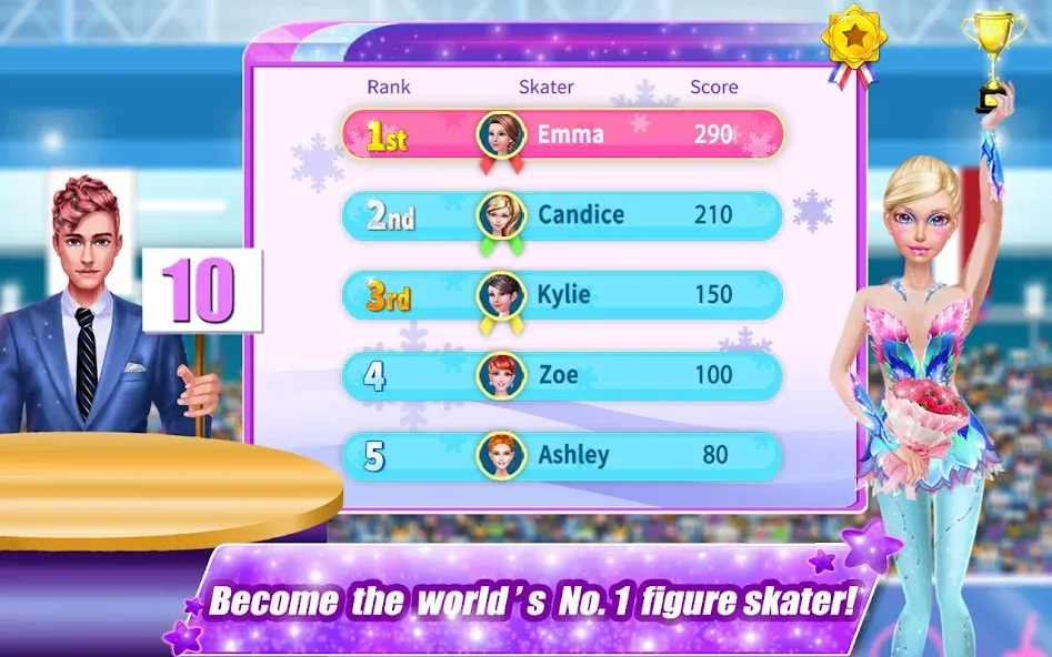 Ice Skating Superstar - Perfec  [МОД Menu] Screenshot 4