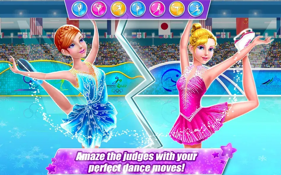 Ice Skating Superstar - Perfec  [МОД Menu] Screenshot 5