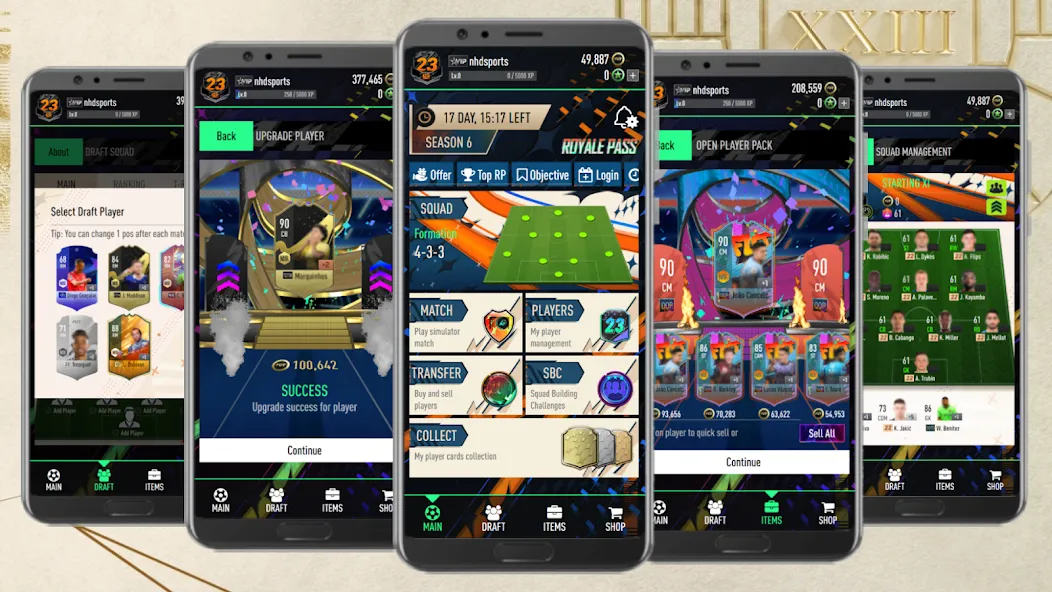 NHDFUT 23 Draft & Packs  [МОД Menu] Screenshot 1