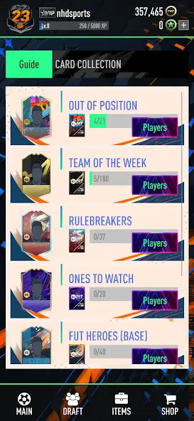 NHDFUT 23 Draft & Packs  [МОД Menu] Screenshot 4