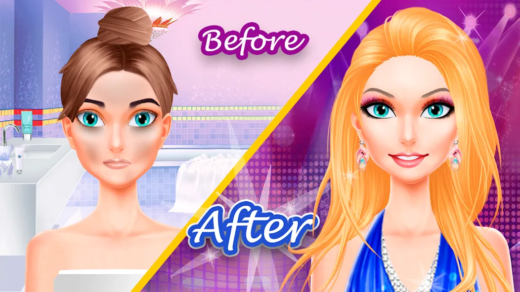 Makeup games makeover dress up  [МОД Много денег] Screenshot 1