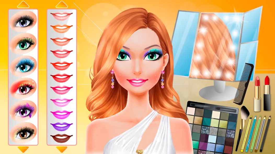 Makeup games makeover dress up  [МОД Много денег] Screenshot 3