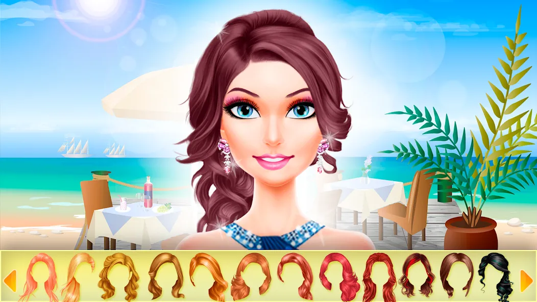 Makeup games makeover dress up  [МОД Много денег] Screenshot 4