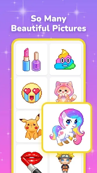 Pixel Coloring-Color by number  [МОД Unlimited Money] Screenshot 1