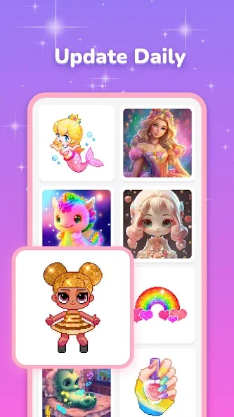 Pixel Coloring-Color by number  [МОД Unlimited Money] Screenshot 2