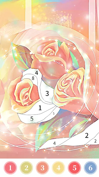 Rose Coloring Book Color Games  [МОД Mega Pack] Screenshot 2