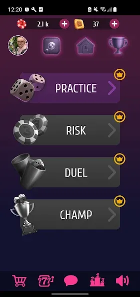 Farkle Pro - 10000 dice game  [МОД Много монет] Screenshot 1