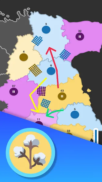 Territory games: tactics war (Тактикс ио)  [МОД Бесконечные деньги] Screenshot 4