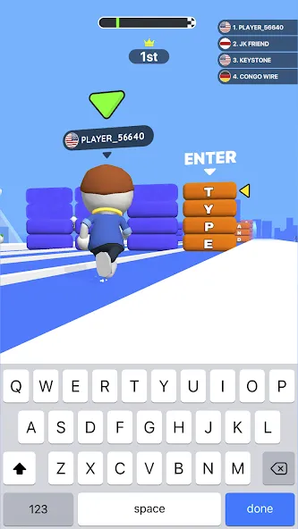 Type Sprint: Typing Games (Тайп Спринт)  [МОД Бесконечные деньги] Screenshot 3