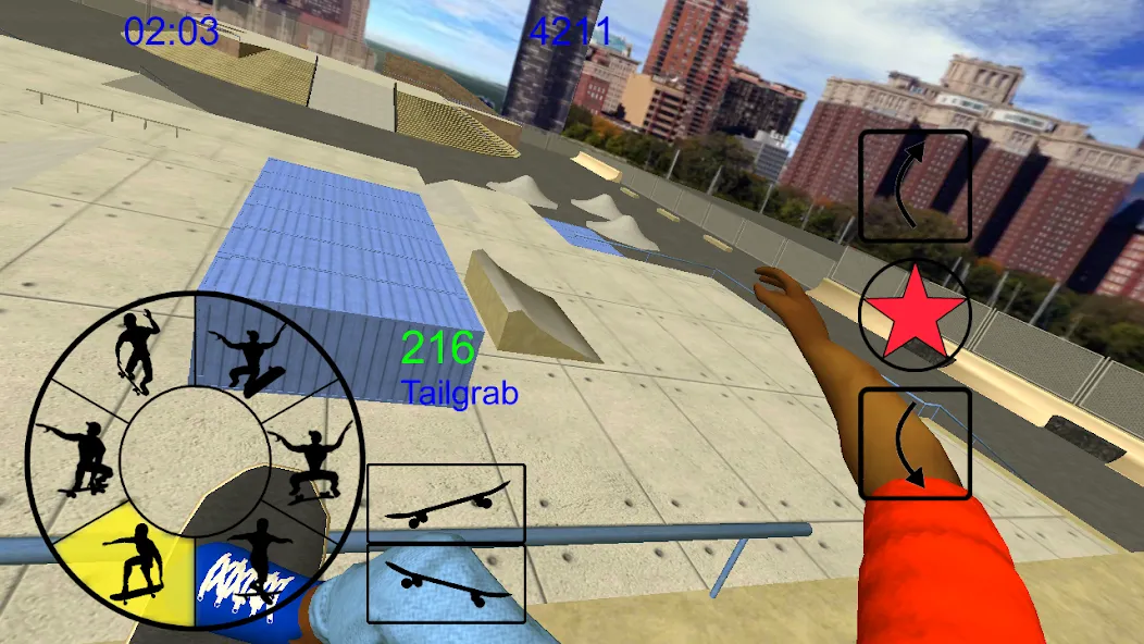 Skating Freestyle Extreme 3D (Скейтбординг Фристайл Экстрим 3D)  [МОД Меню] Screenshot 3