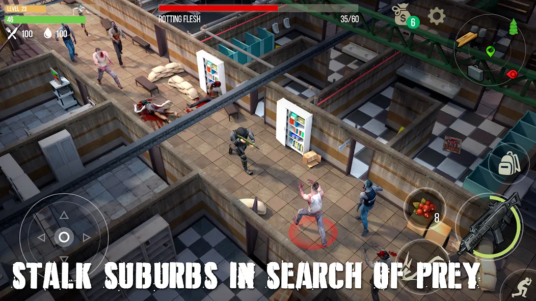 Prey Day: Zombie Survival (Прей Дей)  [МОД Бесконечные монеты] Screenshot 4